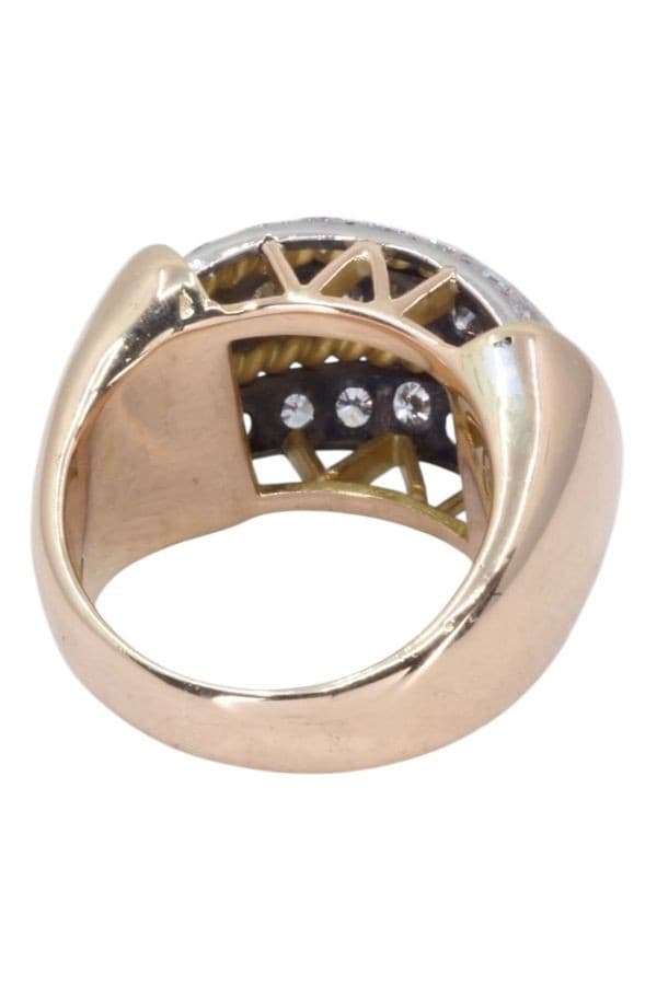 Bague Bandeau Diamants 1950' - photo 6