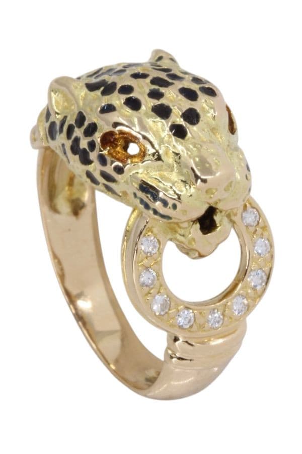 Bague Panthère Diamants - photo 5