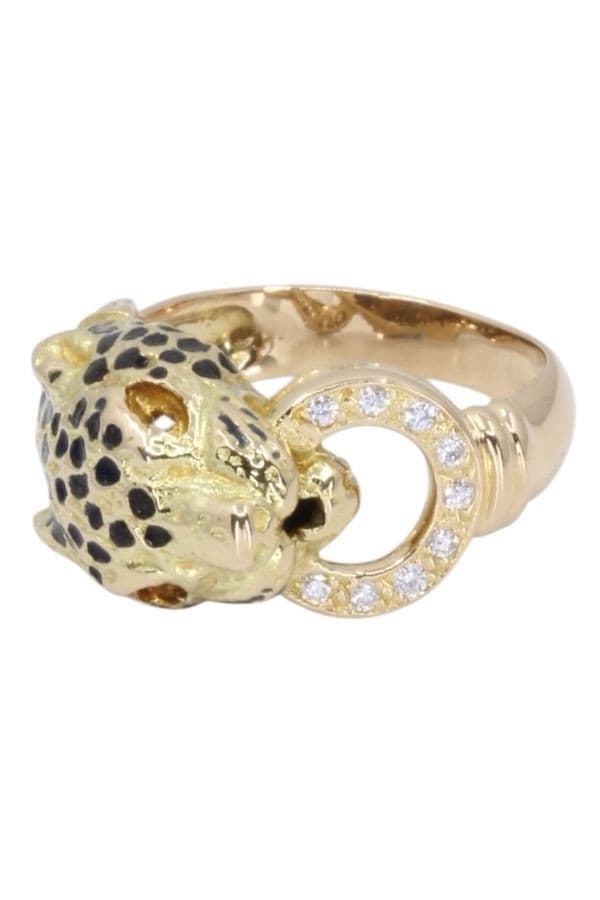 Bague Panthère Diamants - photo 6