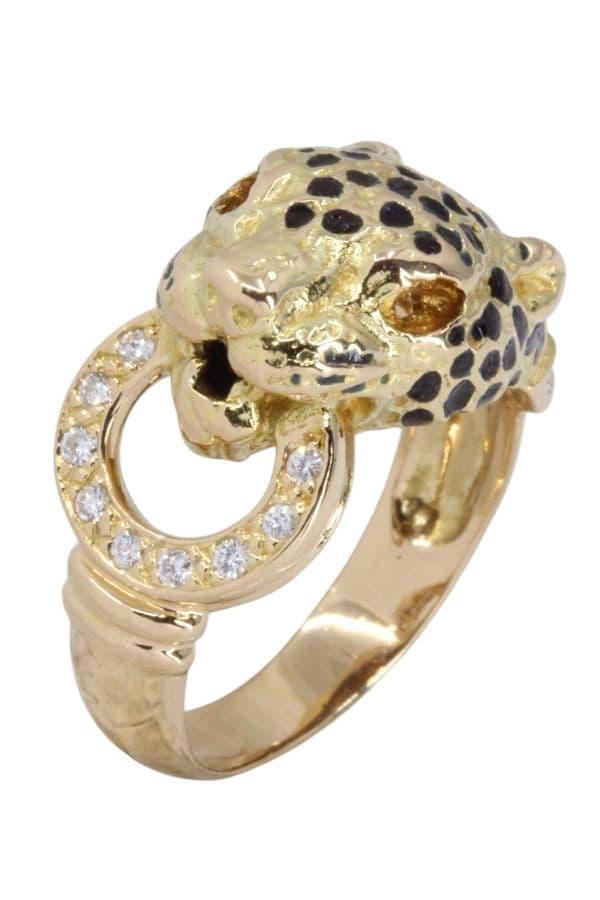 Bague Panthère Diamants - photo 3
