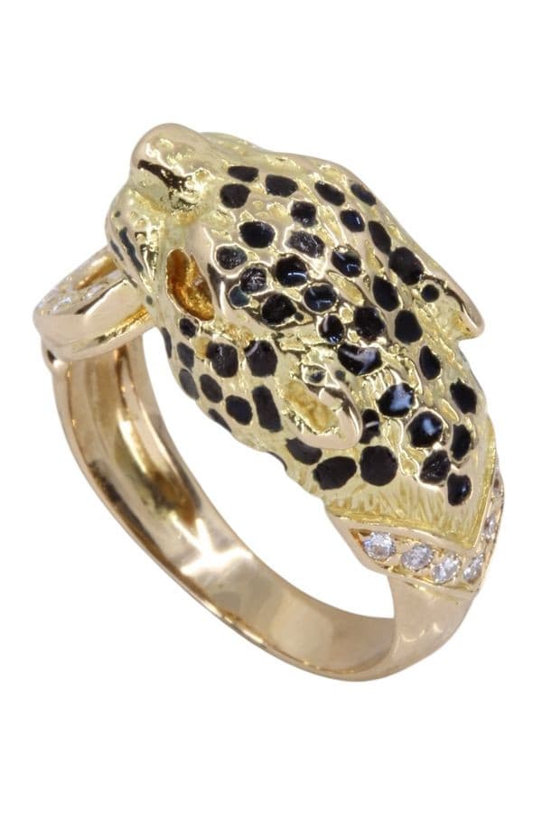 Bague Panthère Diamants - photo 4