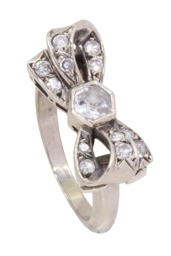 Bague Noeud Diamants - photo 4