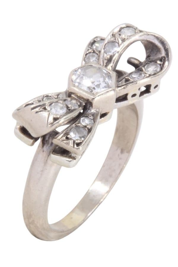 Bague Noeud Diamants - photo 3