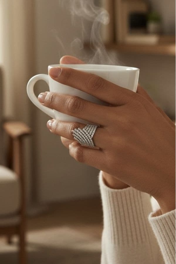 Bague Pavage Diamants - photo 2