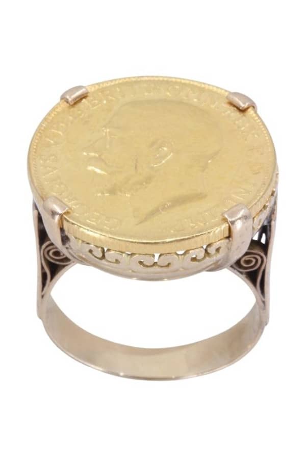 BAGUE PIÈCE SOUVERAIN, photo 2 sur 3