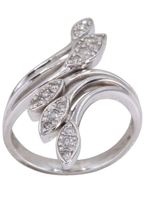 BAGUE DIAMANTS MODERNE, photo 2 sur 3