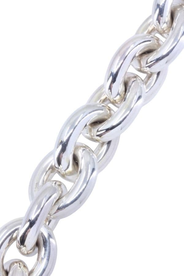 Bracelet Maille Ovale Argent - photo 3