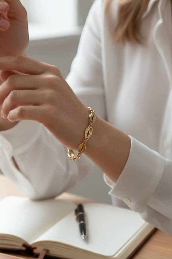 Bracelet Maille Fantaisie - photo 2