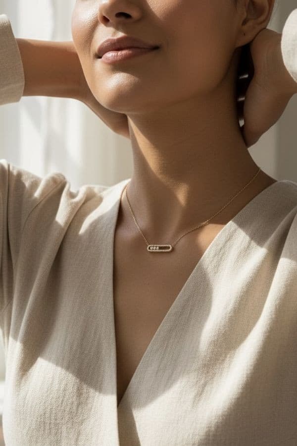 Collier Messika Pavé Move - photo 2
