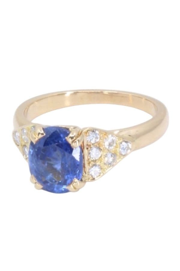 Bague Moderne Saphir et Diamants - photo 5
