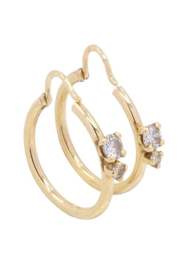 Creoles Diamants Modernes