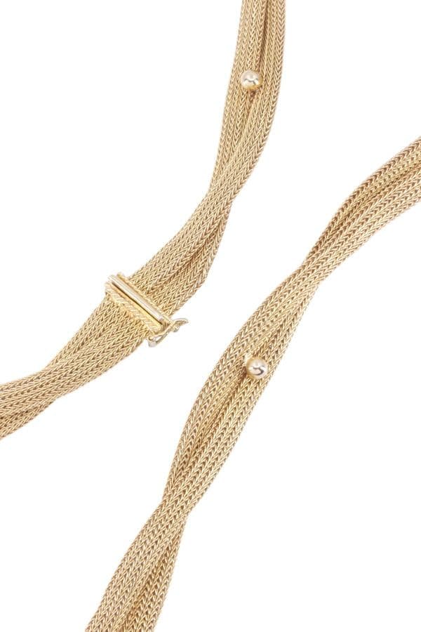 Collier Ancien Maille Tressée - photo 3