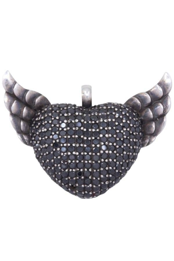 PENDENTIF THOMAS SABO COEUR AILÉ, photo 2 sur 3