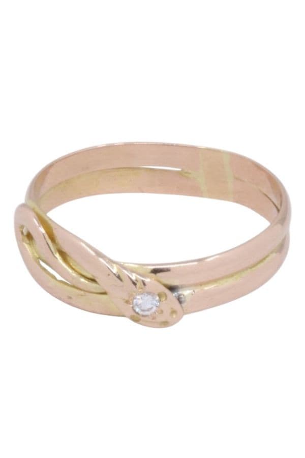 Bague Ancienne Serpent - photo 5