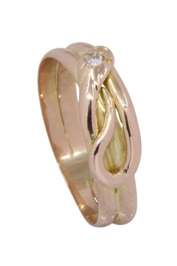 Bague Ancienne Serpent - photo 4