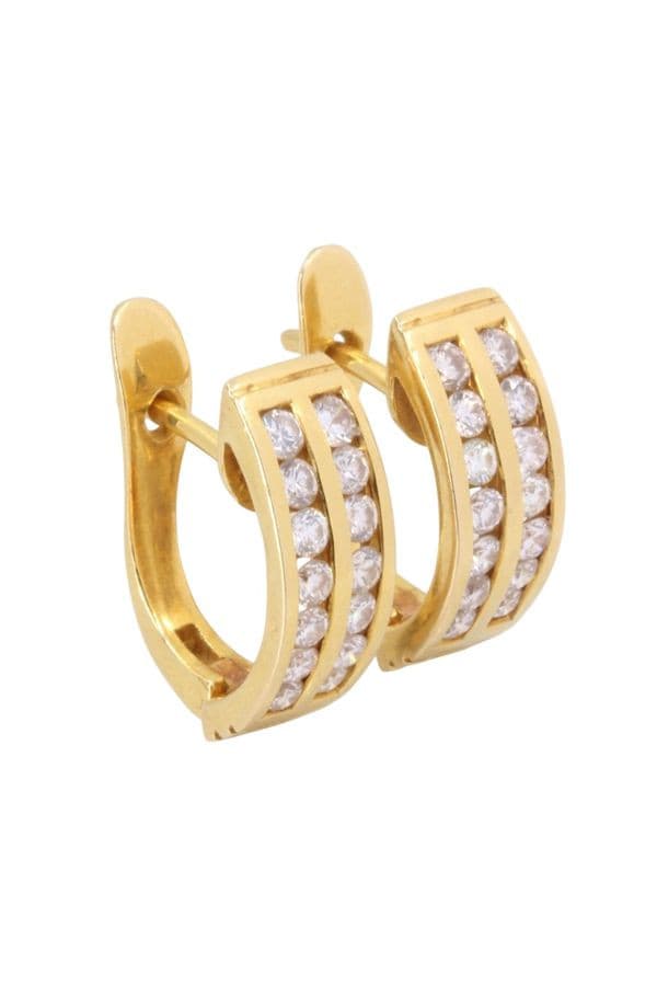 Boucles d'Oreilles Diamants