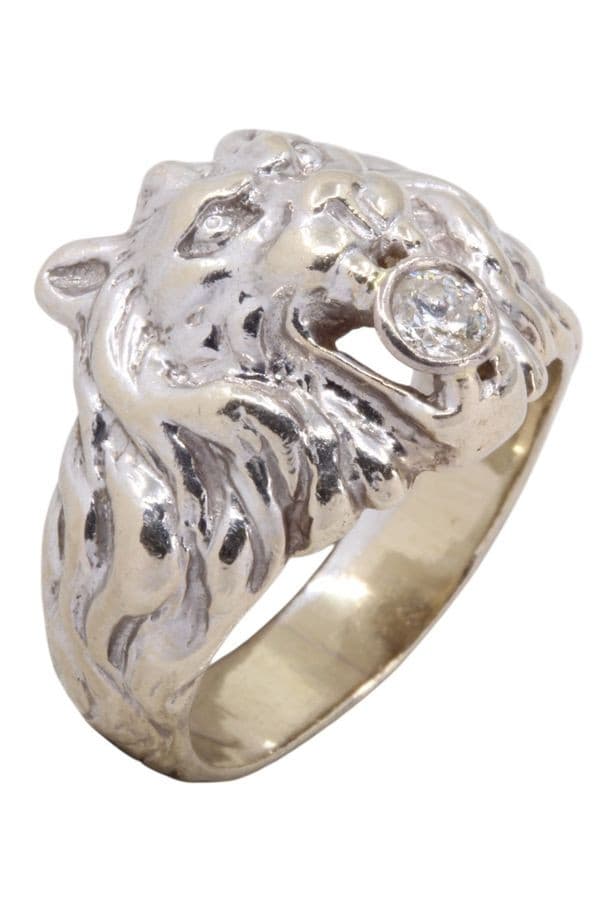 Bague Tête de Lion Diamant - photo 4