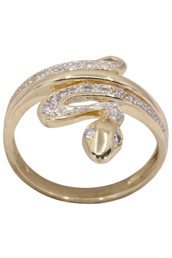 Bague Serpent Diamants