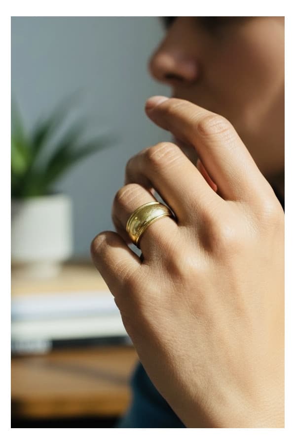 Bague Jonc Moderne - photo 2