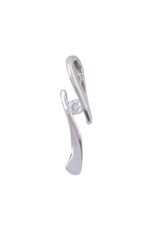PENDENTIF MONDERNE DIAMANT, photo 2 sur 3
