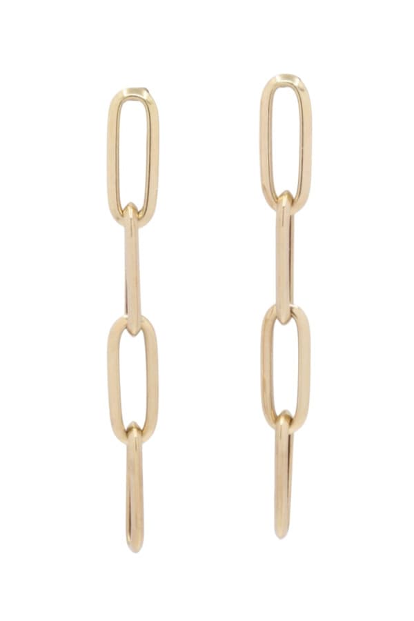 Boucle d'Oreilles Chainettes Pendantes