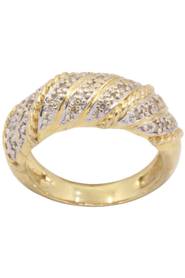 Bague Jonc Moderne Diamants