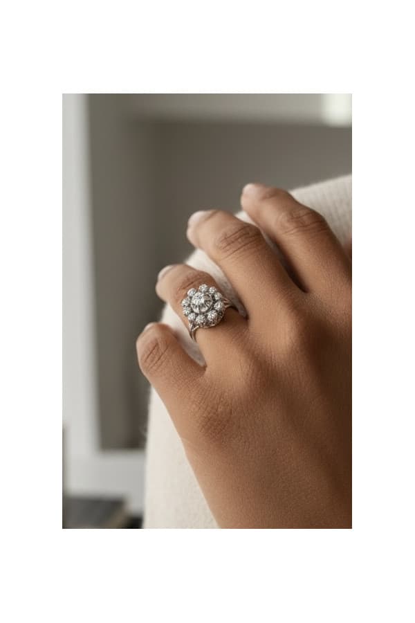 Bague Fleur Diamants - photo 2