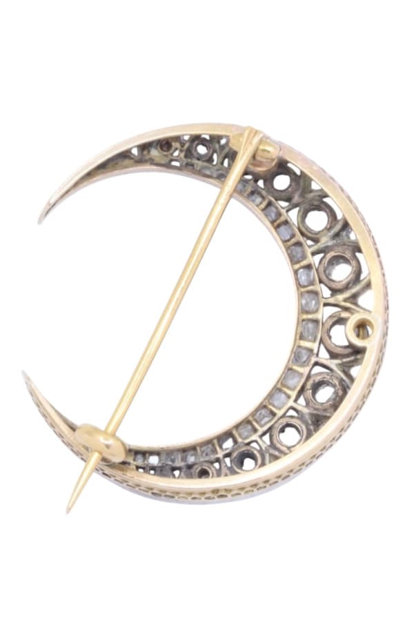 Broche Lune Ancienne - photo 3