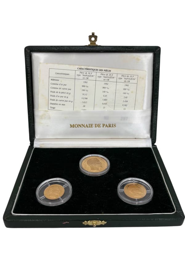 Coffret Pieces Napoleon Iii Monnaie de Paris