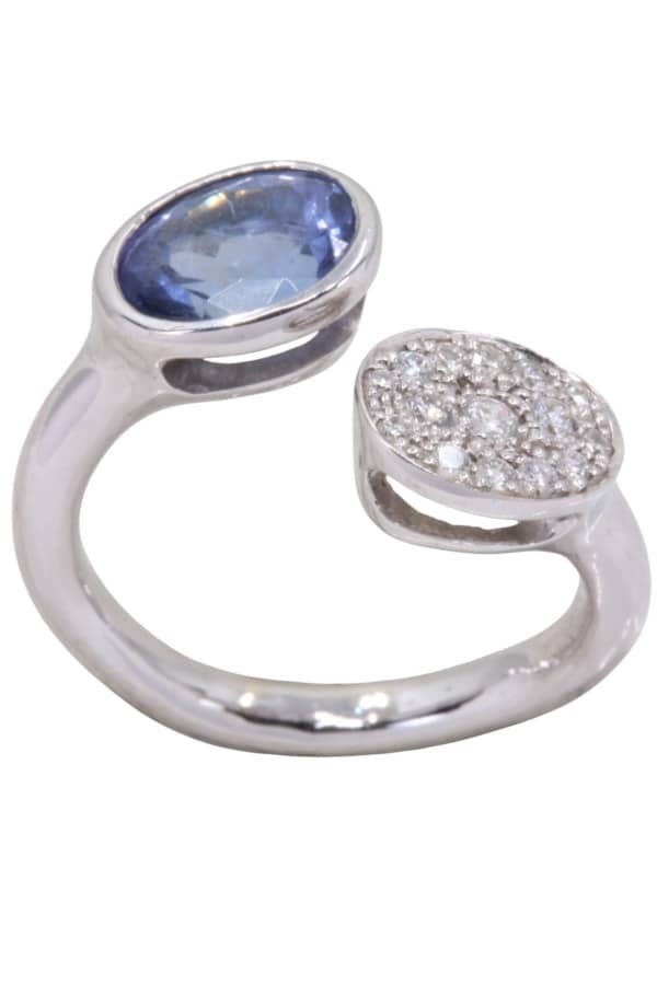 BAGUE TOI ET MOI MODERNE, photo 2 sur 3