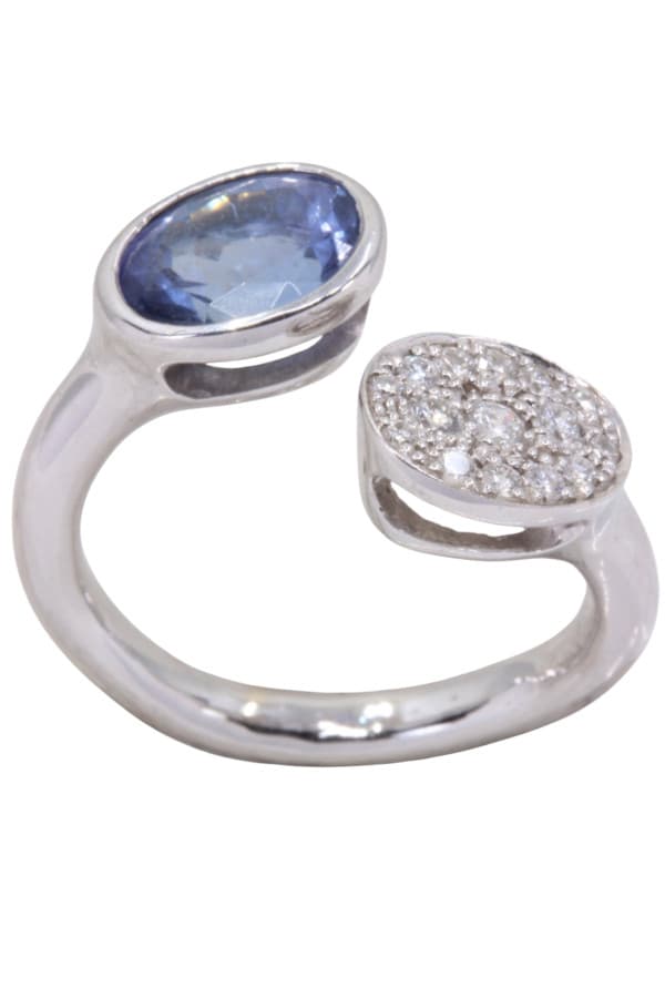 Bague Toi et Moi Moderne
