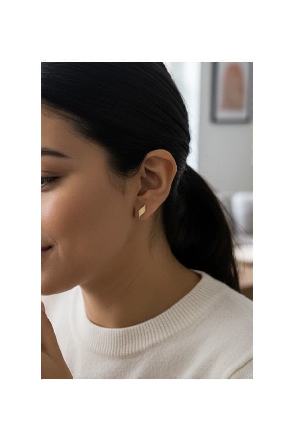 Boucles d'Oreilles Moderne - photo 2