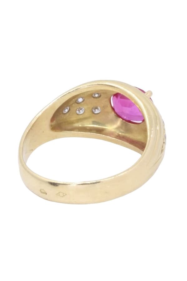 Bague Rubis Diamants - photo 6