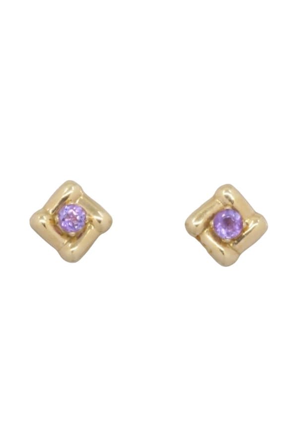 Boucles d'Oreilles Améthyste