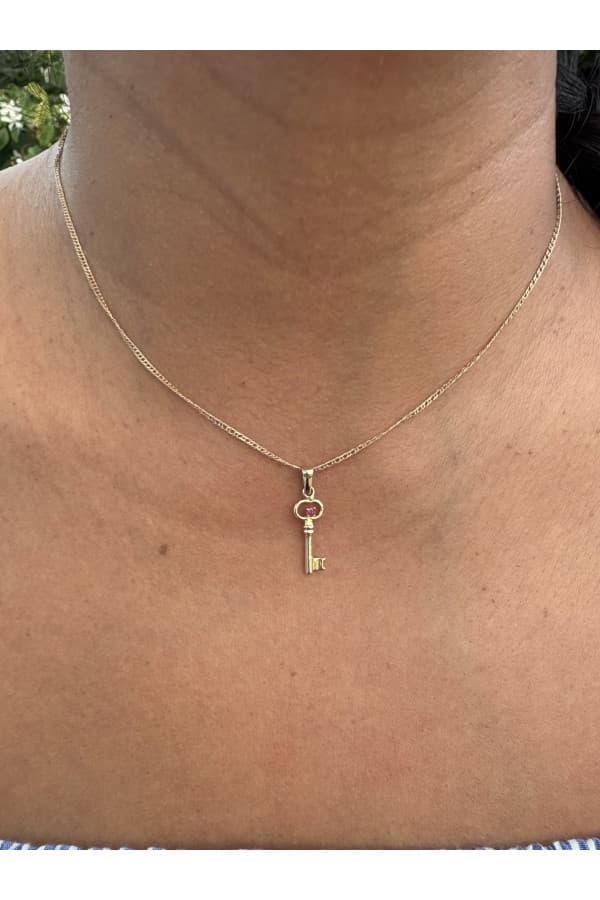 Pendentif Clé Rubis - photo 2
