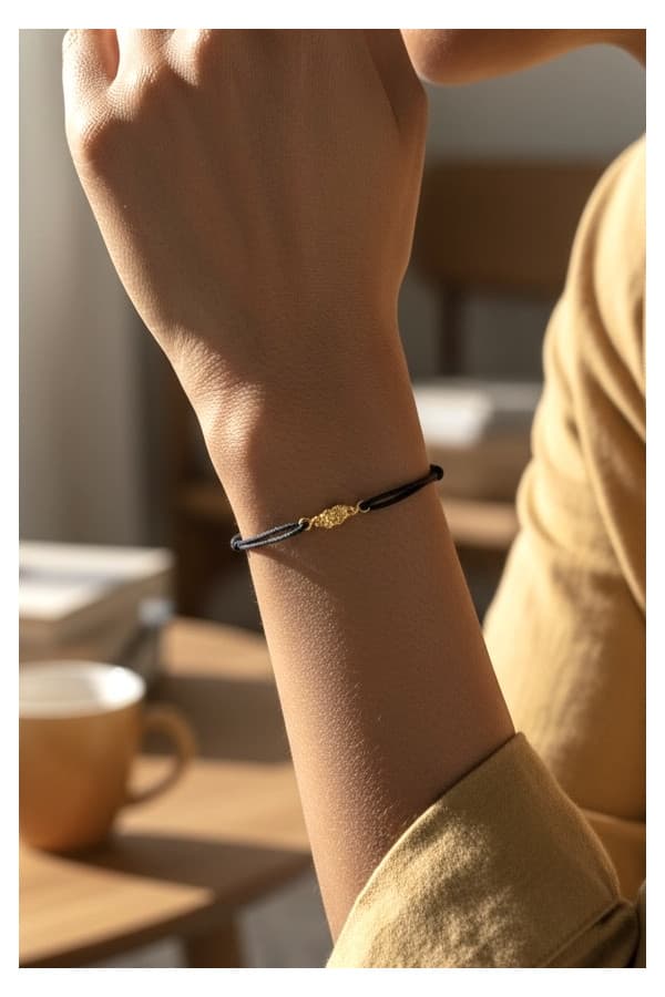 Bracelet Cordon Pépite - photo 2