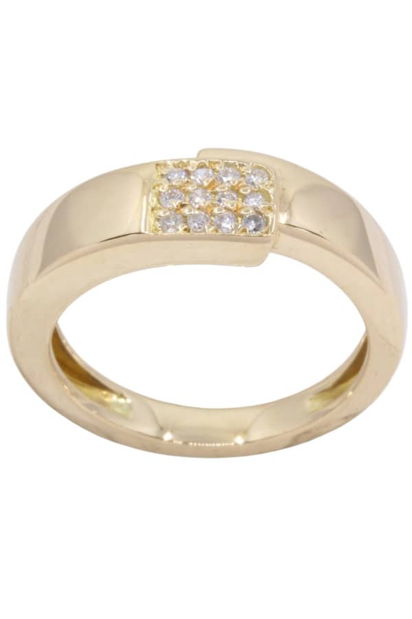 BAGUE GUY LAROCHE CEINTURE PAVAGE, photo 2 sur 3