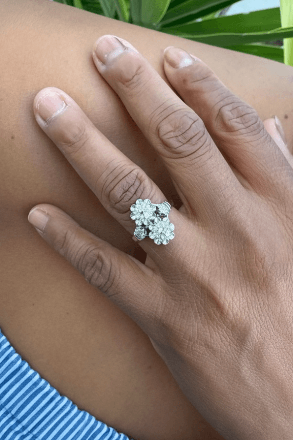 Bague Art-Nouveau Diamants - photo 2