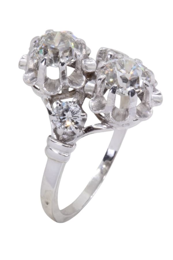 Bague Art-Nouveau Diamants - photo 3