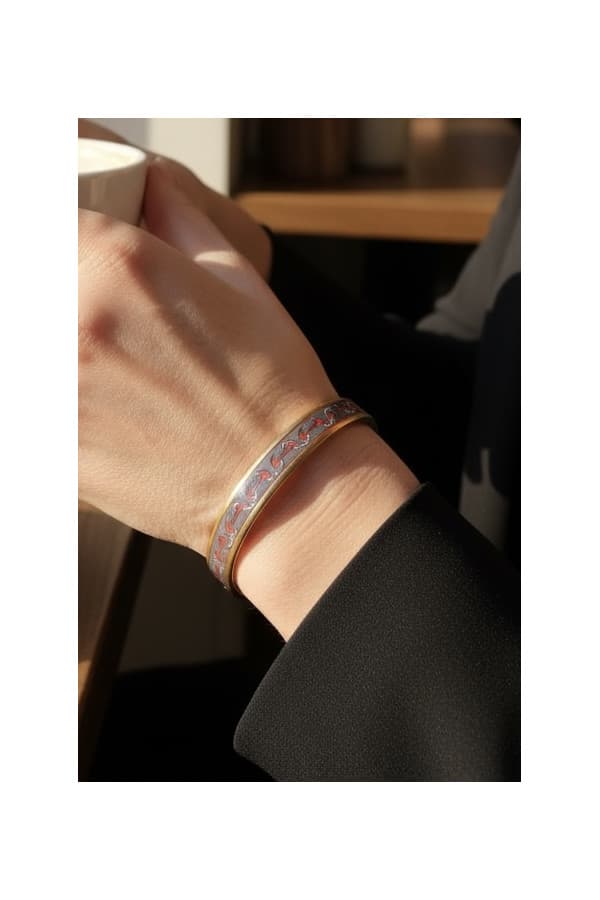 Bracelet Hermes Email Fin Vintage - photo 2