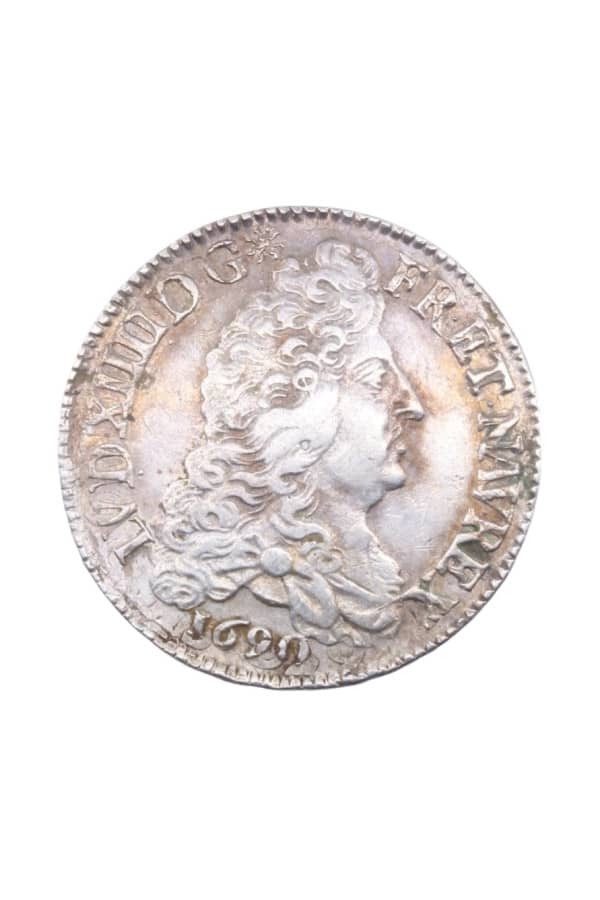 1/2 ÉCU AUX 8 L LOUIS XIV, photo 1 sur 2