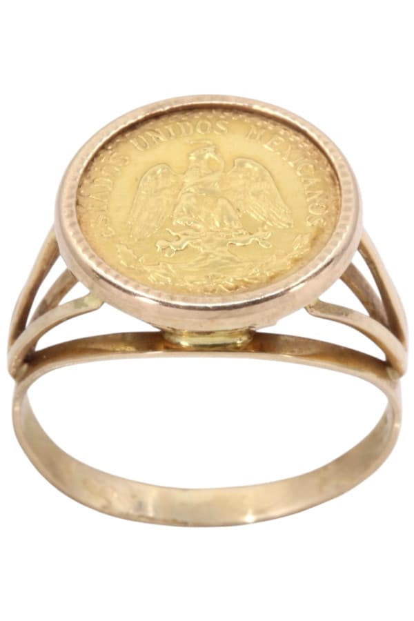 Bague Pièce 2 Pesos