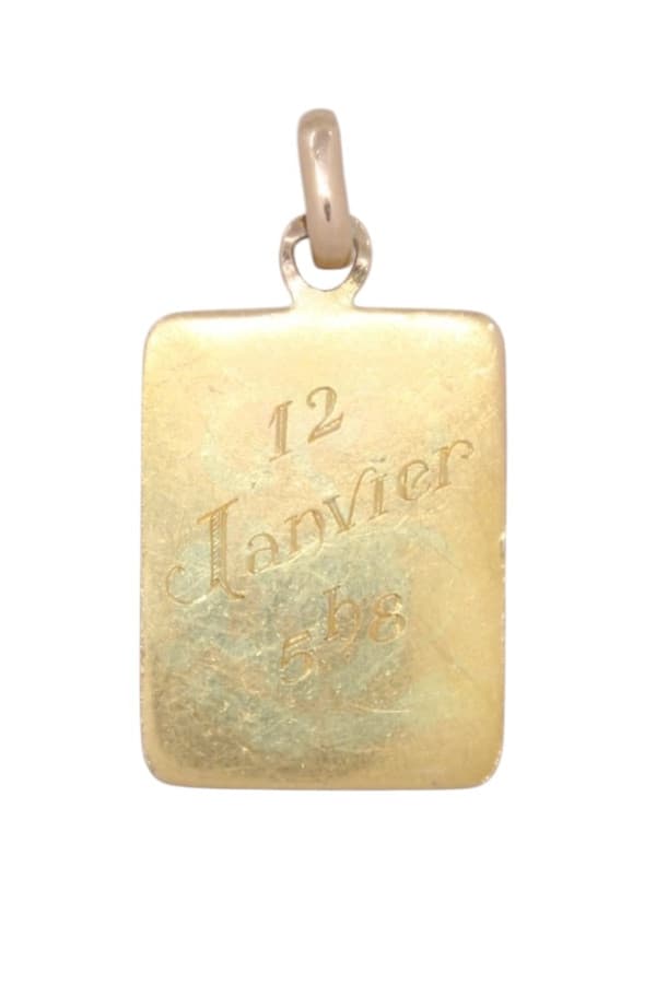 Medaille Ancienne Saint Esprit 3 Ors - photo 2
