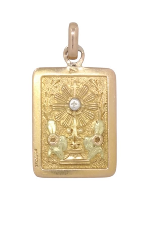 Medaille Ancienne Saint Esprit 3 Ors