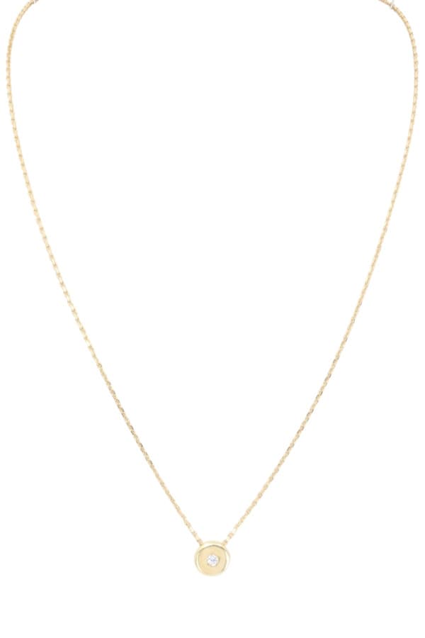 Collier Diamant Solitaire