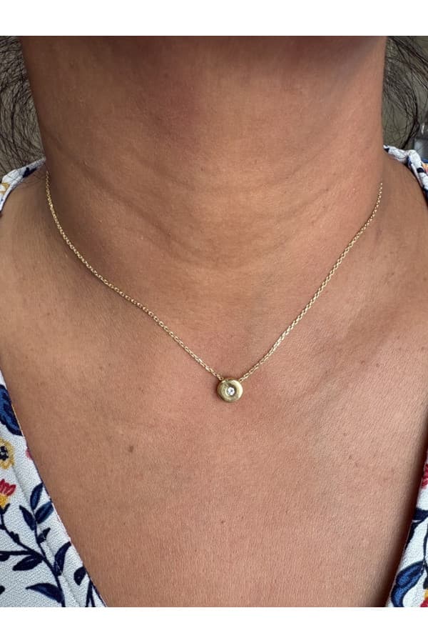 Collier Diamant Solitaire - photo 2