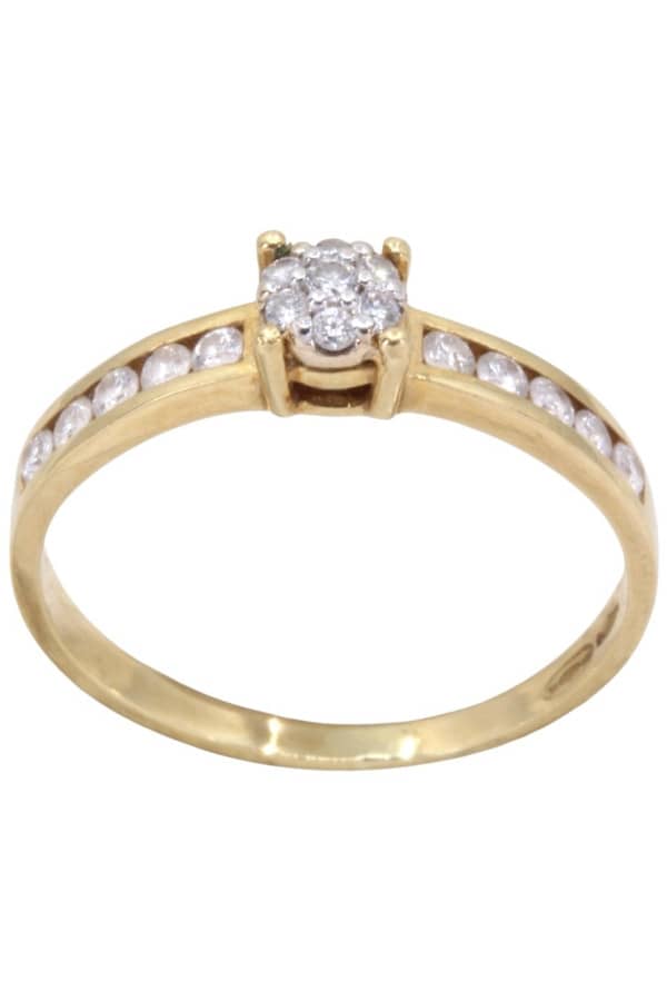 BAGUE STYLE SOLITAIRE DIAMANT, photo 2 sur 3