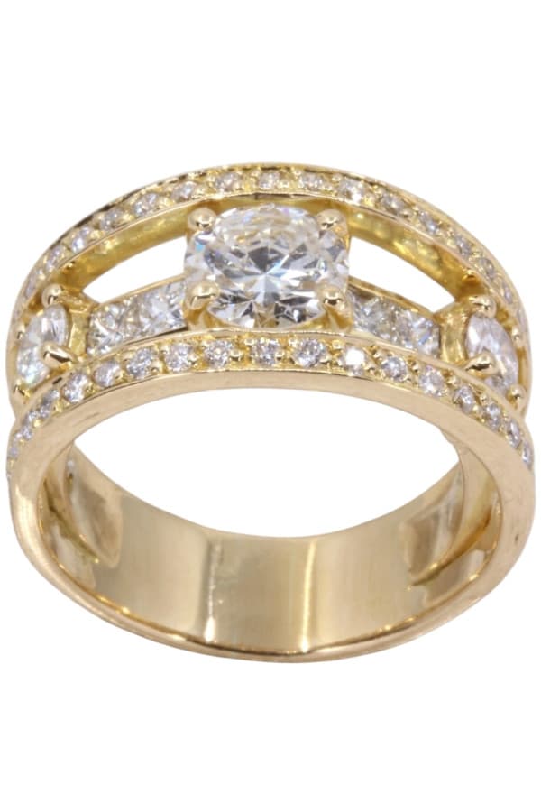 Bague Moderne Diamants