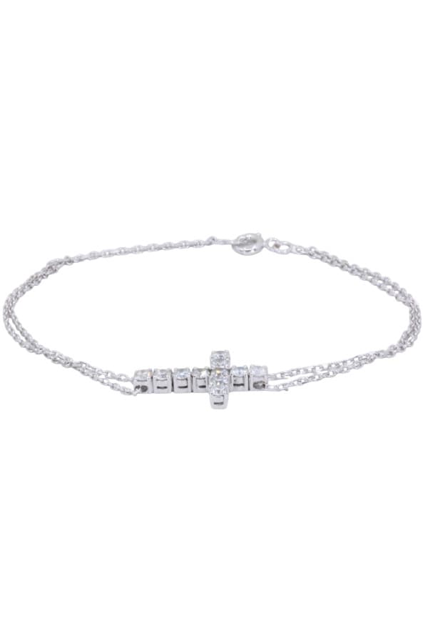 Bracelet Croix Diamants