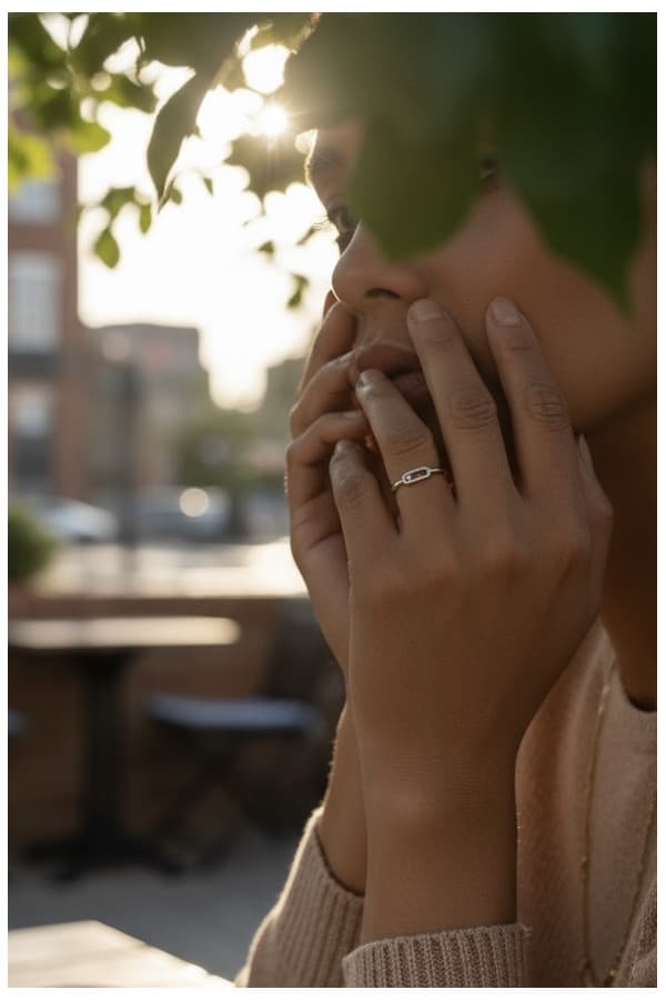 Bague Messika Move Uno Semi Pave - photo 2